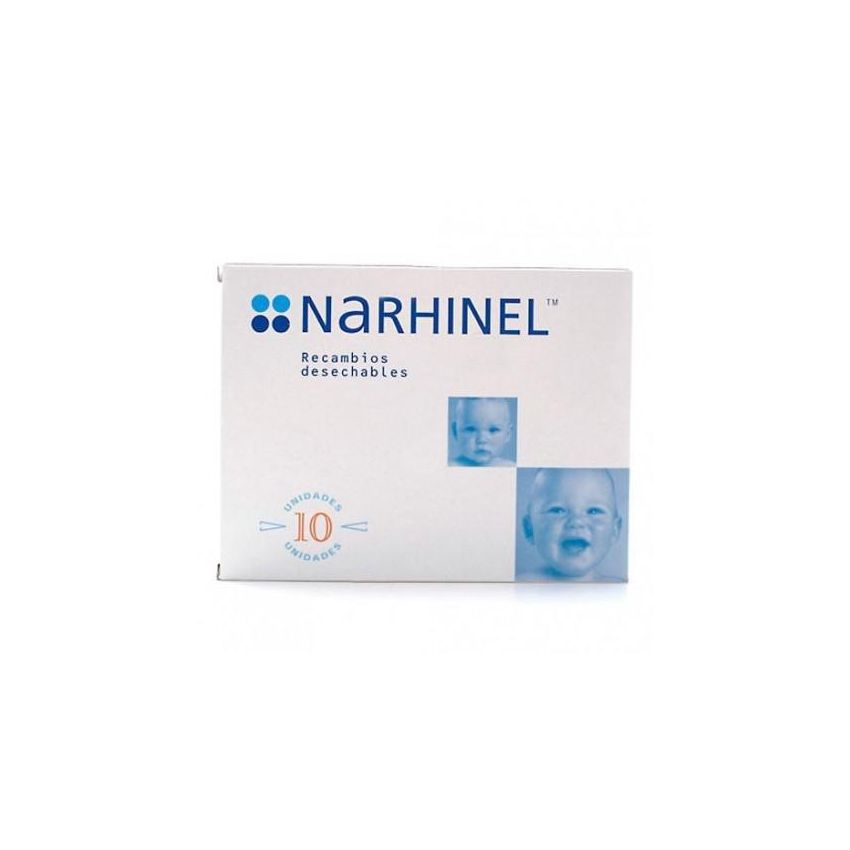 Novartis Narhinel Disposable Spare Parts For Nasal Aspirator 10 Units