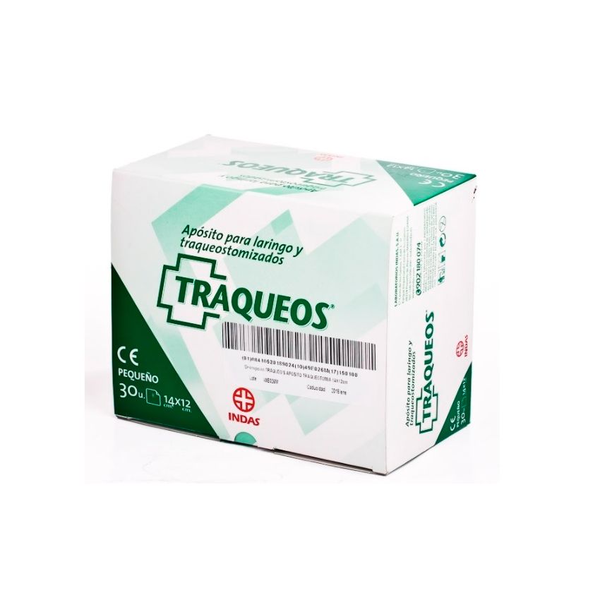 Indas Traqueos Bandage 14X12Cm 30U