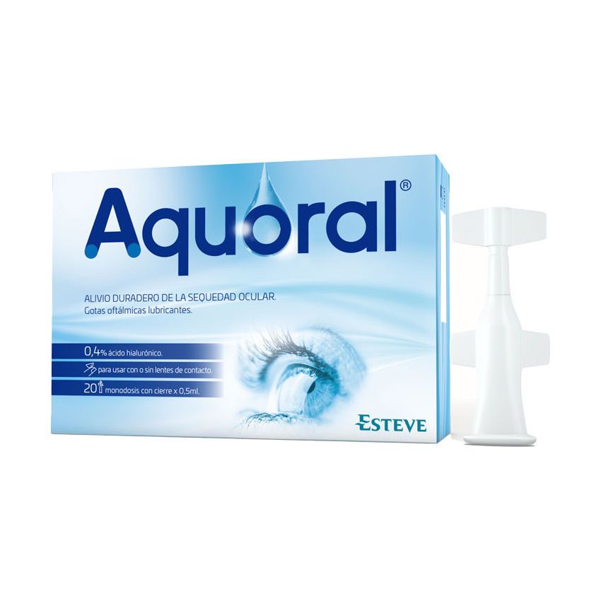 Esteve Aquoral Gouttes Ophtalmiques 20 X 0,5Ml