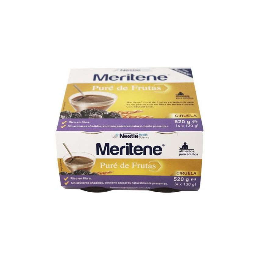 Meritene Ressource Purée De Fruits Purée Variée Purée De Prunes 4 Pcs