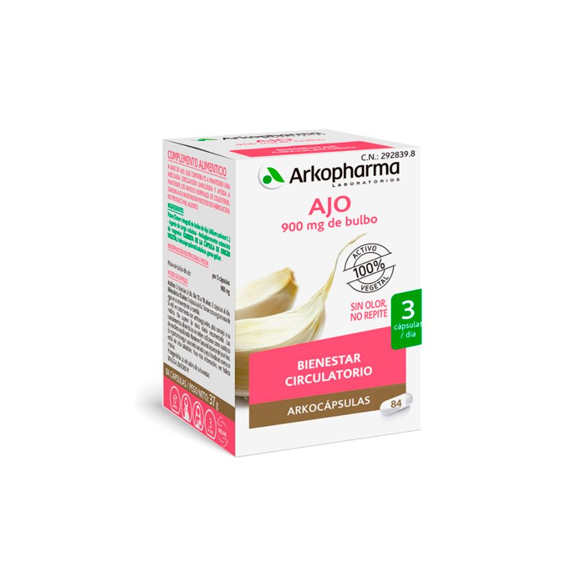 Arkopharma Arkocapsulas Garlic 84 Capsules