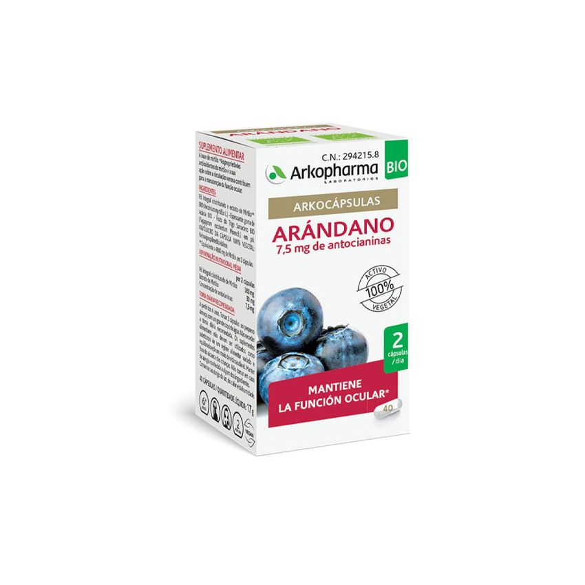 Arkopharma Arkocapsulas Myrtille Bio 40 Capsules