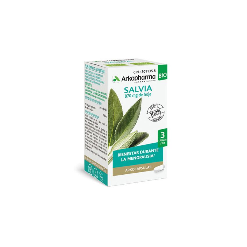 Arkopharma Arkocapsulas Sage 45 Capsules