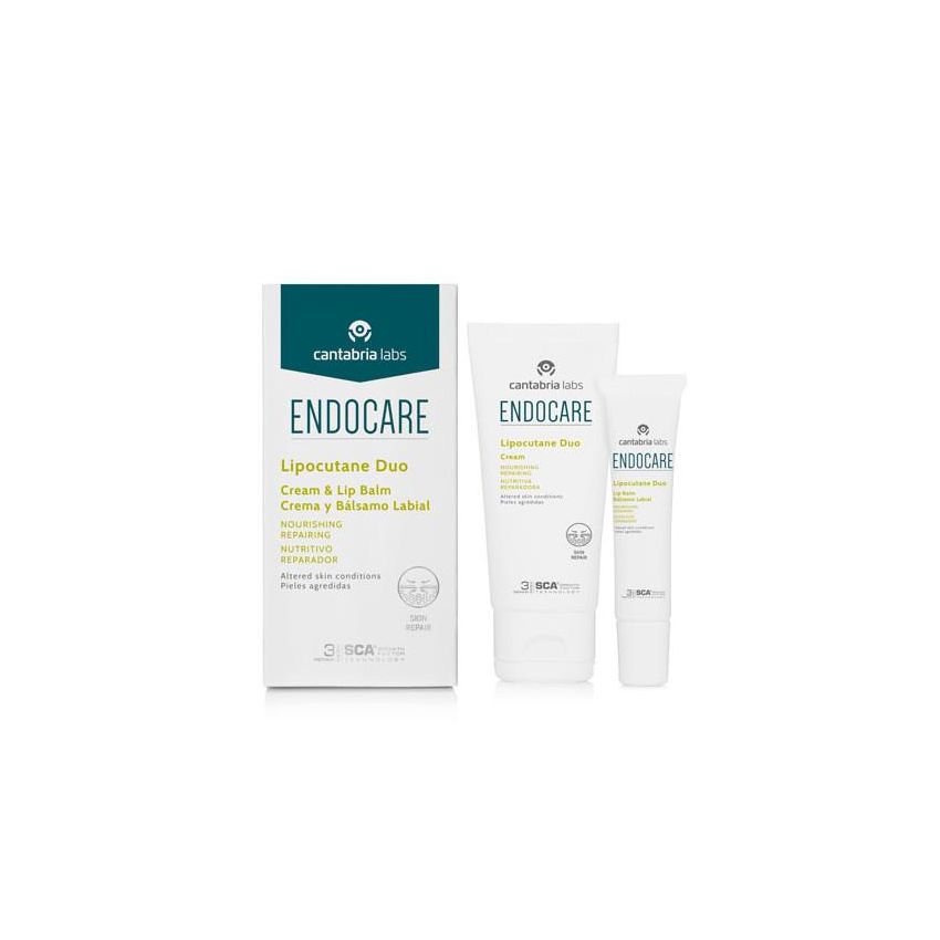 Endocare Lipocutane Duo Crème Lip Et Baume