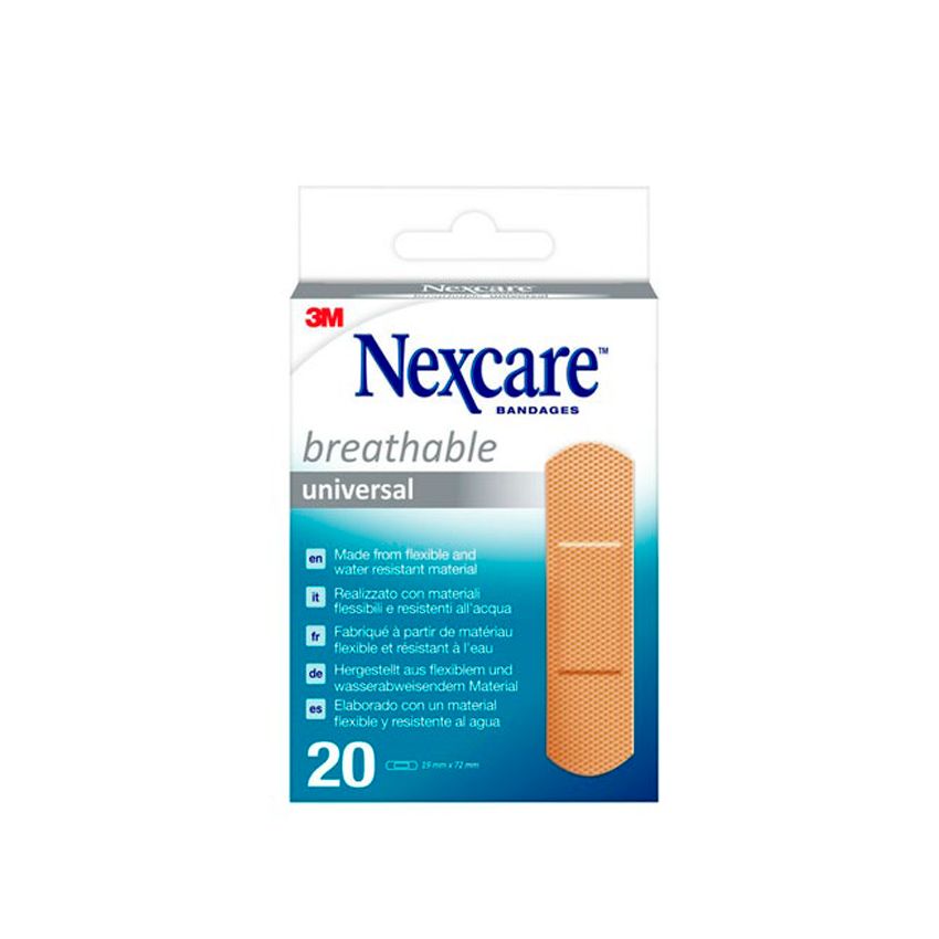 Nexcare Plastique 20 Bandes 19X76Mm