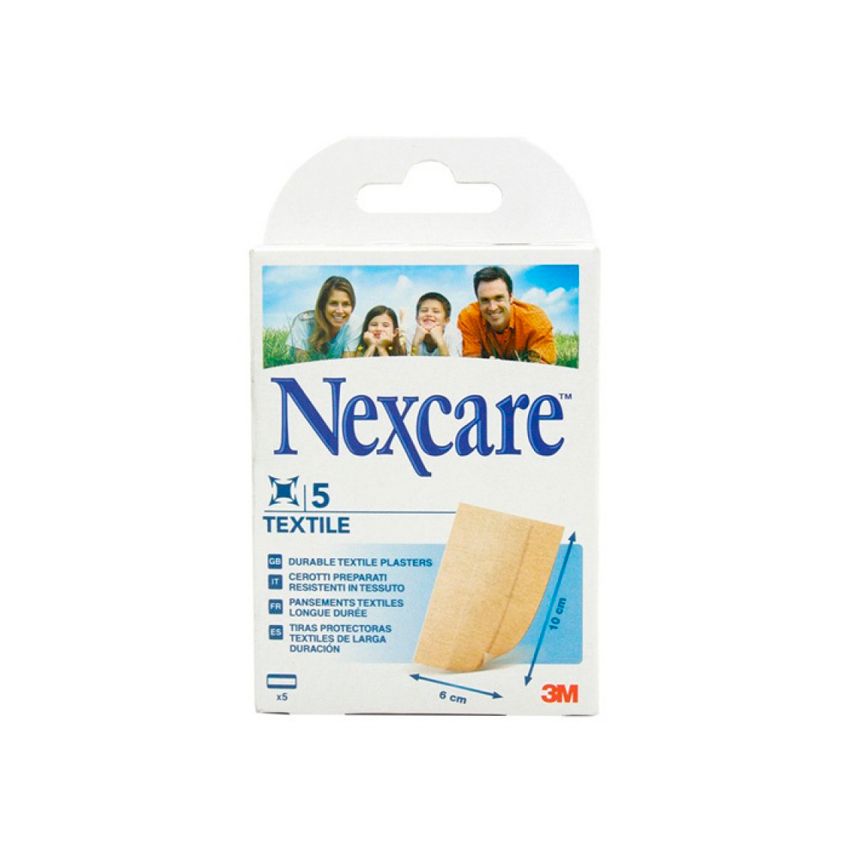 Nexcare Textile Strips 5 Bandes 10X6 Cm