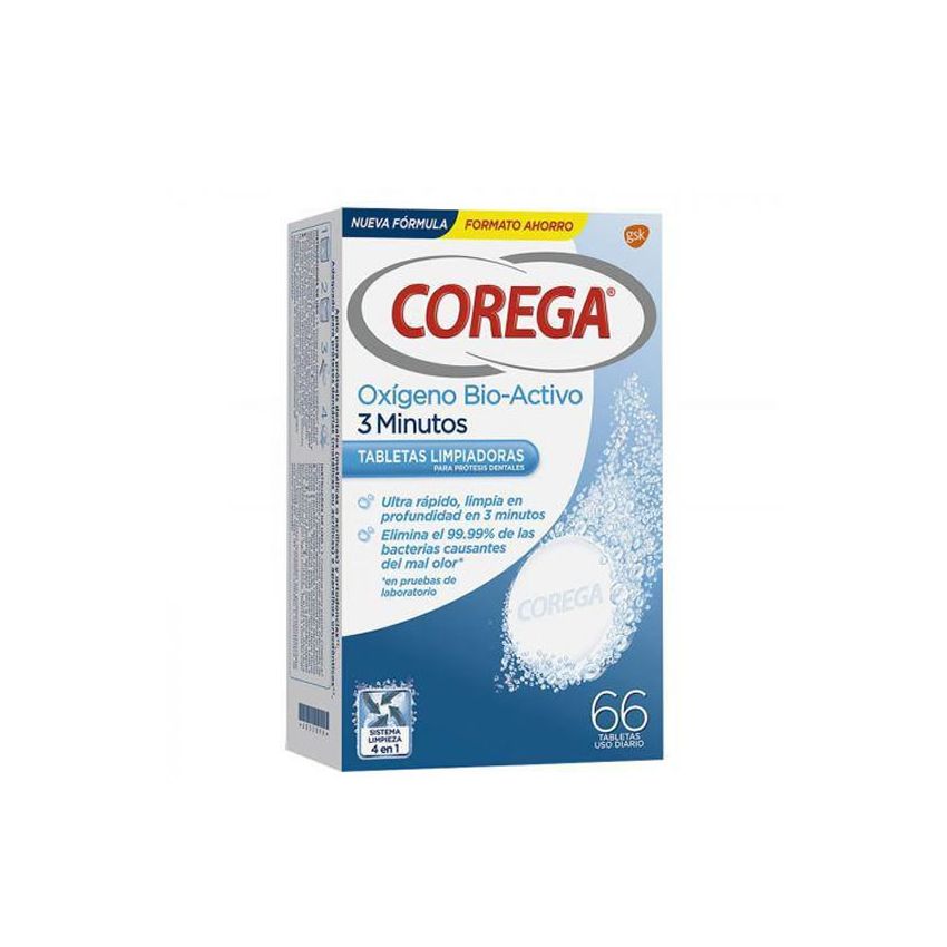 Corega 3 Minute Active Oxygen 60 Unités