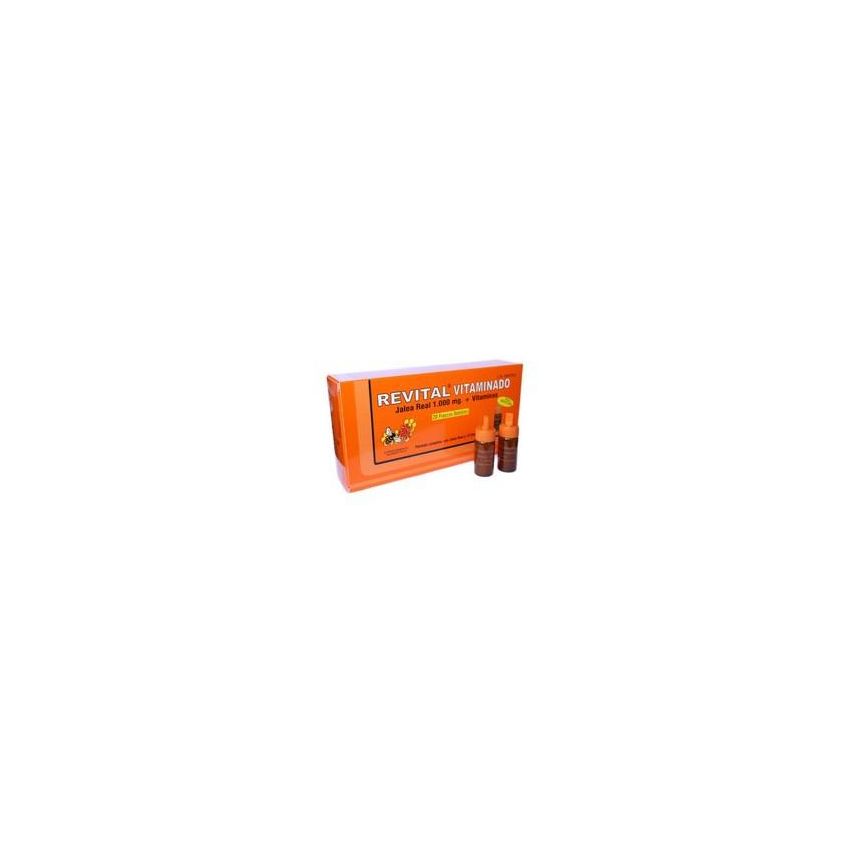 Pharma Otc Revital Vitaminado Jalea Real 1000Mg Hierro Vitaminas 20 Viales