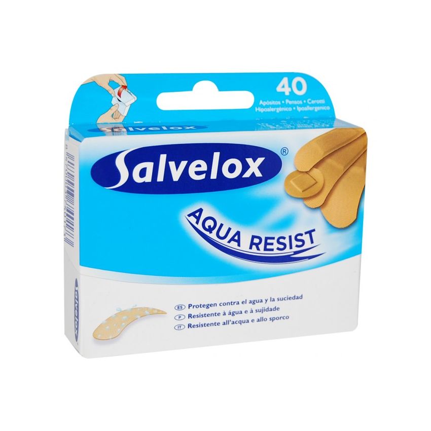 Salvelox Aqua Resist Pansements Grande Taille 40 Pcs