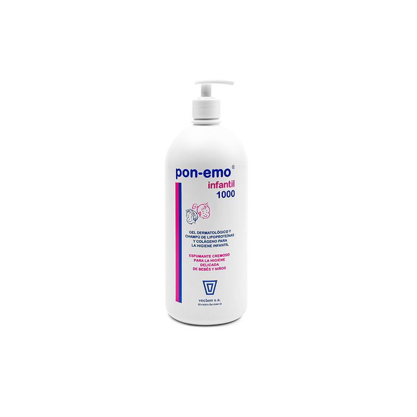 Vectem Pon-Emo Shampooing Gel Pour Nourrissons 1000Ml