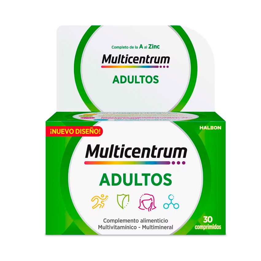 Multicentrum Adultes 30 Comprimés