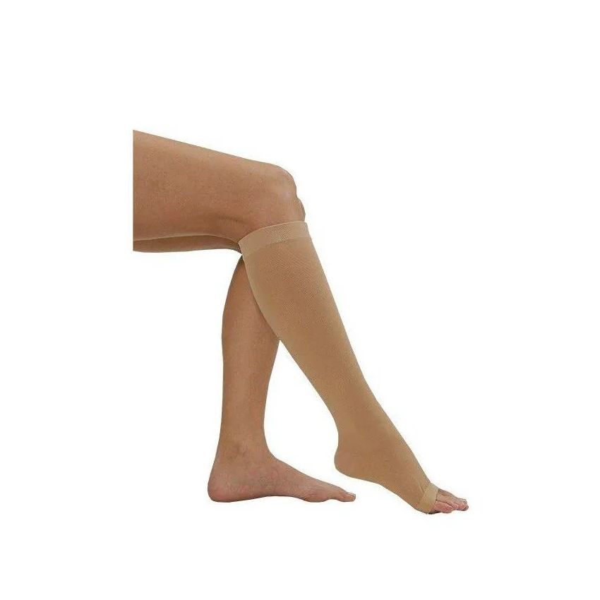 Medilast Bas De Compression À Bouts Renforcés Beige Taille M