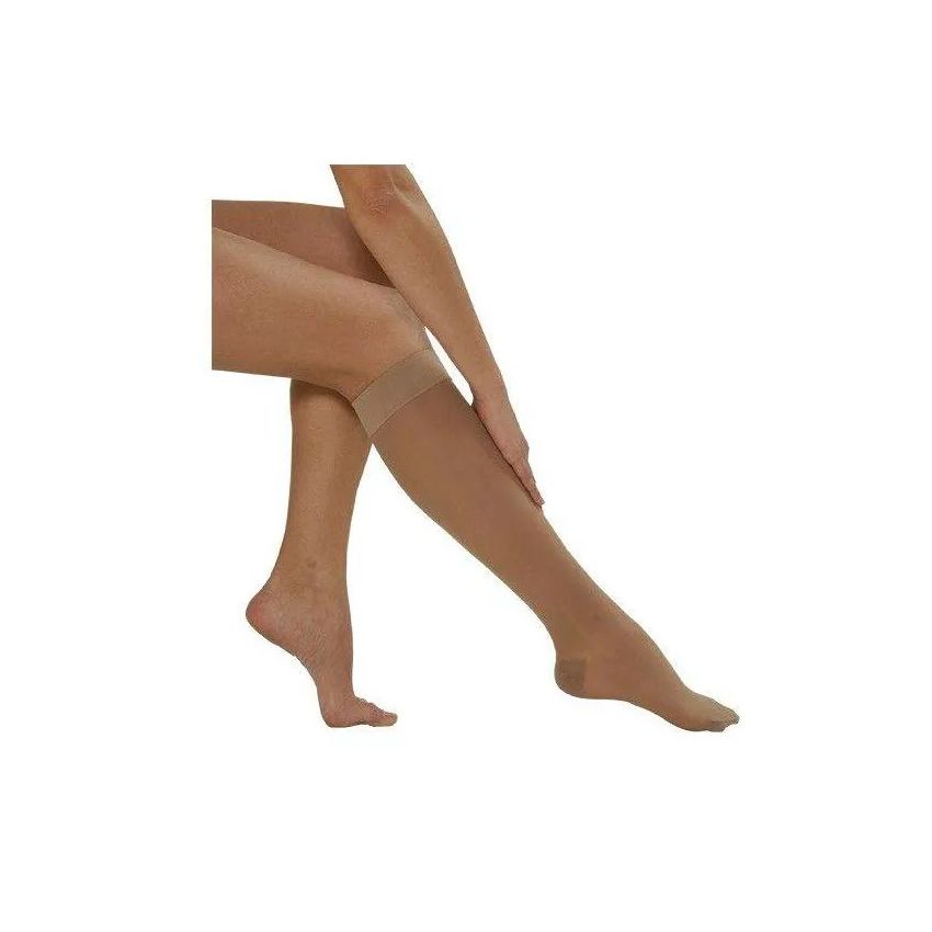 Medilast Bas De Compression À Bouts Forts Beige Taille L