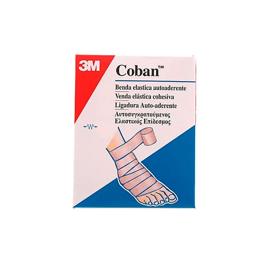 3M Coban Bandage Blanc 4,5X5Cm