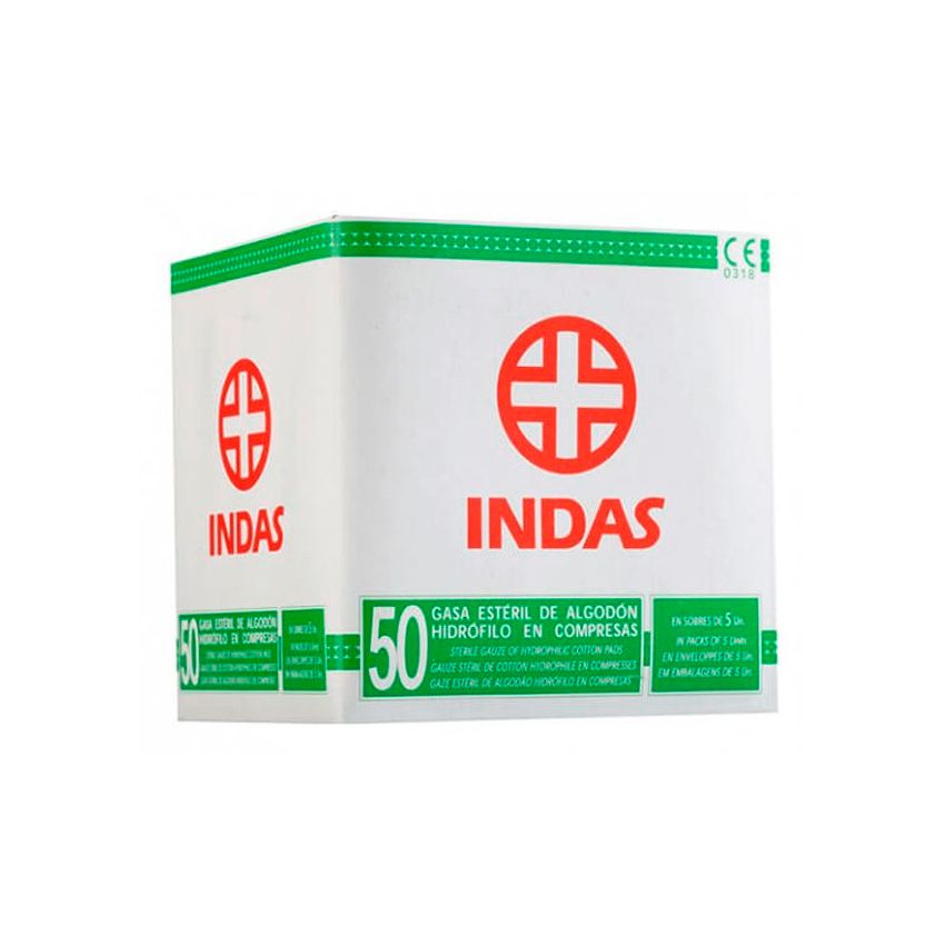 Lisubel Compresses De Gaze Stérile En Coton Hydrofolique 50U