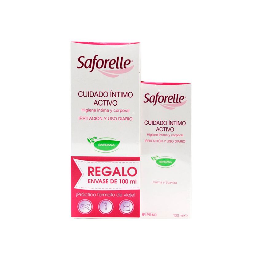 Saforelle Soins Intimes 250Ml + 100Ml Cadeau