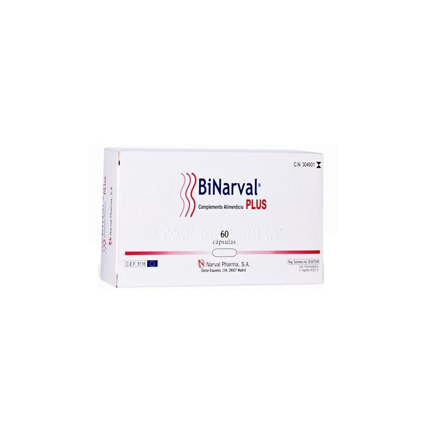 Narval Pharma Binarval Plus® 760Mg 60 Gélules
