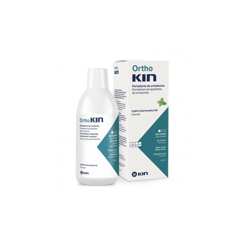Kin Orthokin Bain De Bouche À La Menthe 500Ml