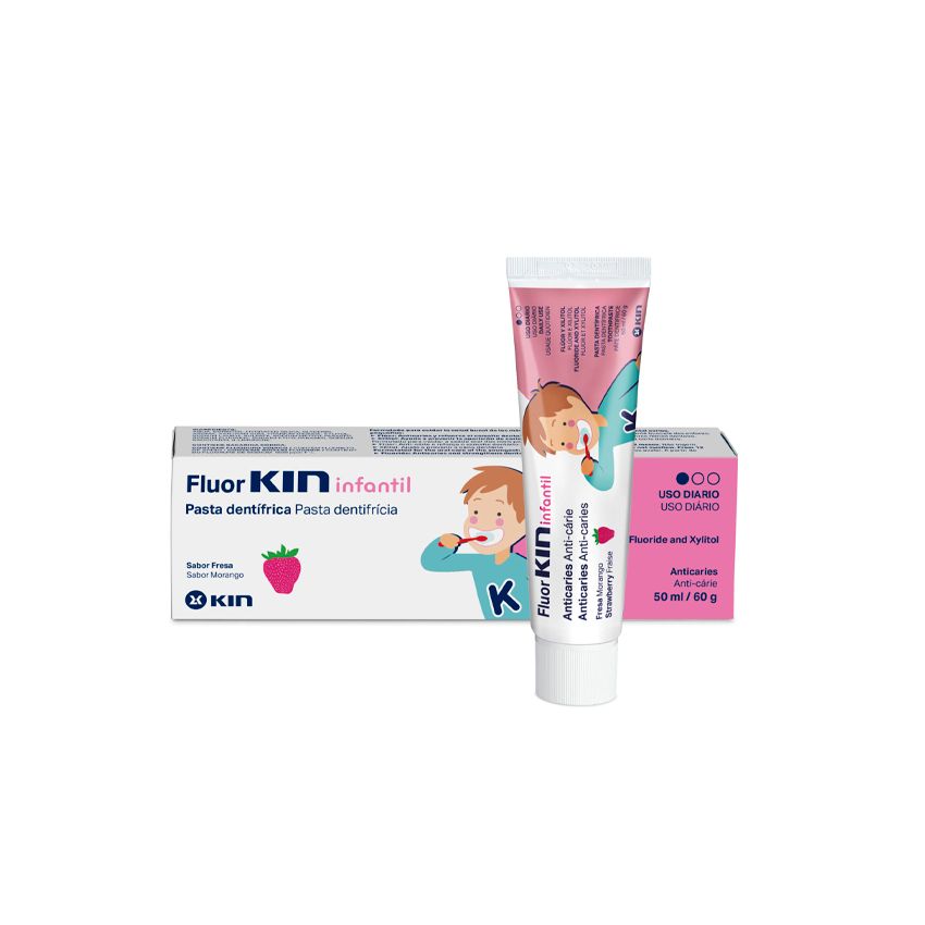 Fluorkin Pâte À La Fraise Pour Enfants 50Ml