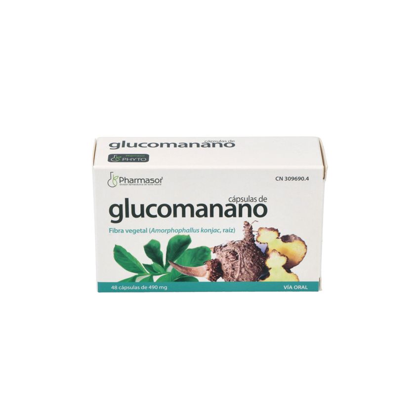 Homeosor Glucomanano 490Mg 48 Capsules