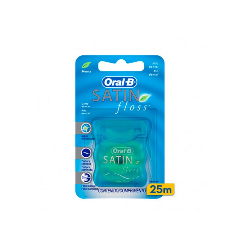 Oral-B Fil Dentaire Satin Floss 25M