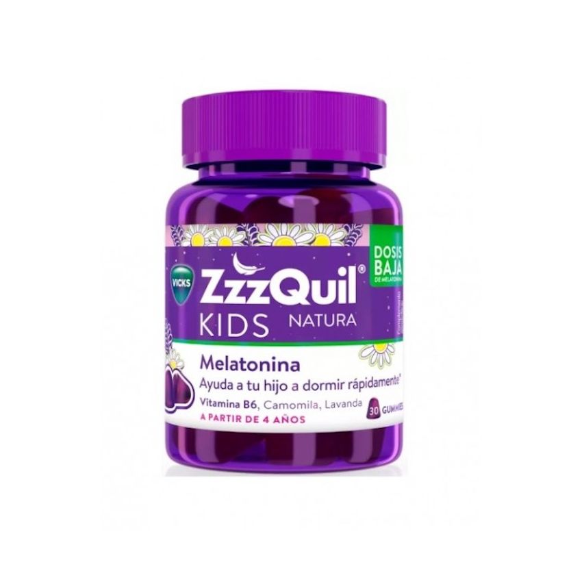 Vicks Zzzquil Natura Kids Melatonin 30 Unitès