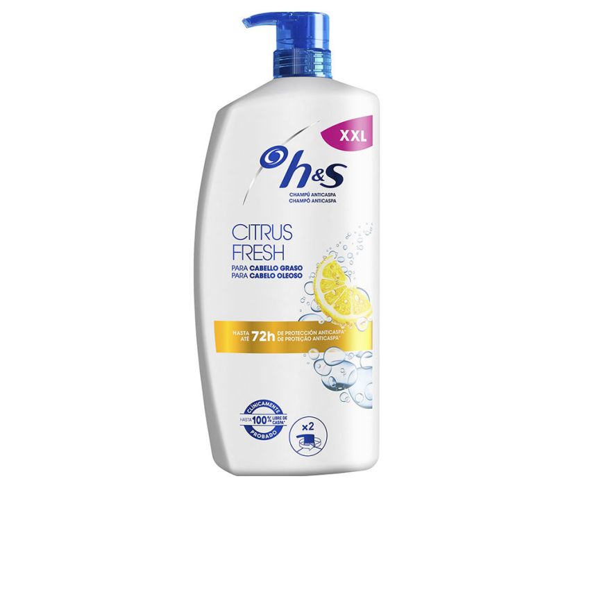 H&S Citrus Fresh Champú Cabellos Grasos - 1000 Ml