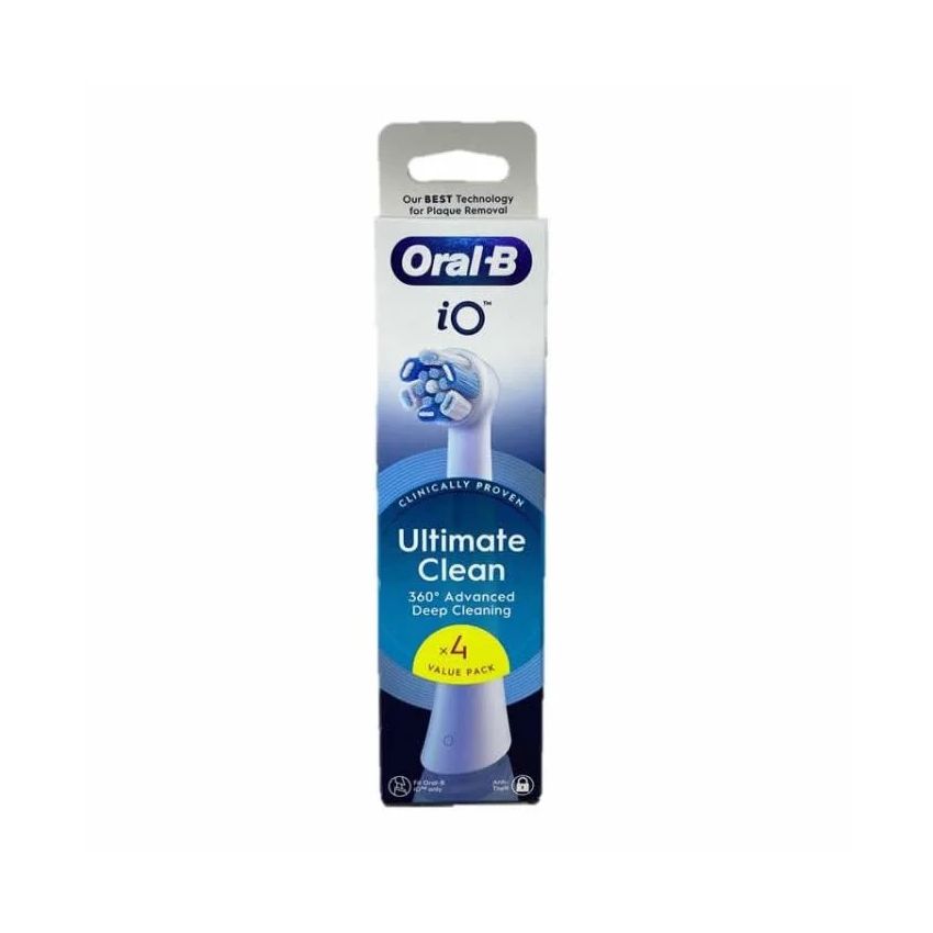 Oral-B Io Ultimate Clean White Replacement Heads 4 Pack