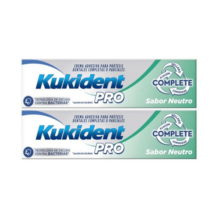 Kukident Pro Complet Saveur Neutre Duo 2X47G