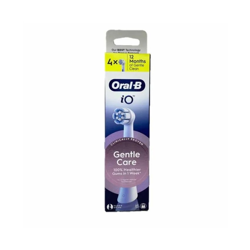 Oral-B Io Gentle Care White Replacement Heads 4 Pack