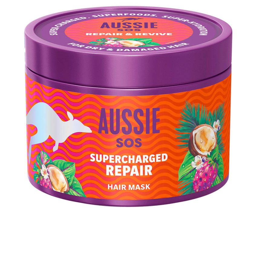 Masque Capillaire Aussie Sos Supercharged Repair - 500 Ml