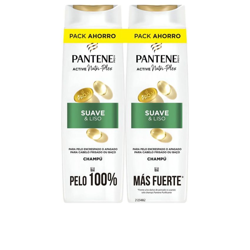 Coffret De Shampooings Pantene Soft & Smooth - 2 X 325 Ml