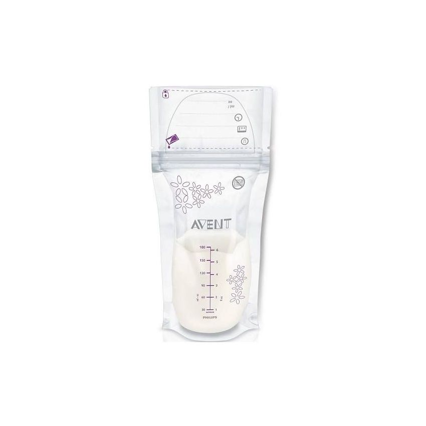 Avent Sachets De Conservation Du Lait 180Ml 25 Sachets