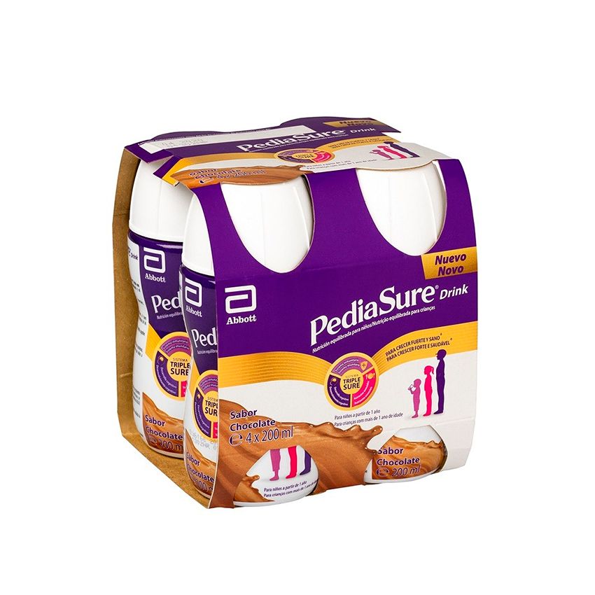 Pediasure Drink Chocolate 4X 200Ml