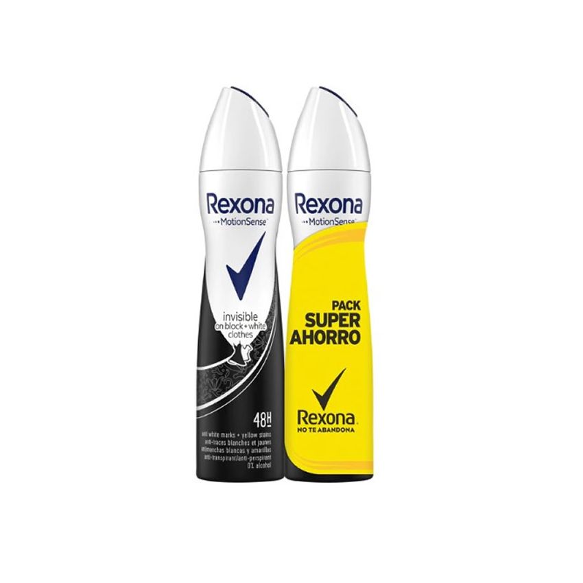 Rexona Déodorant Motion Sense Invisible On Black&White Clothes Spray 2X200Ml