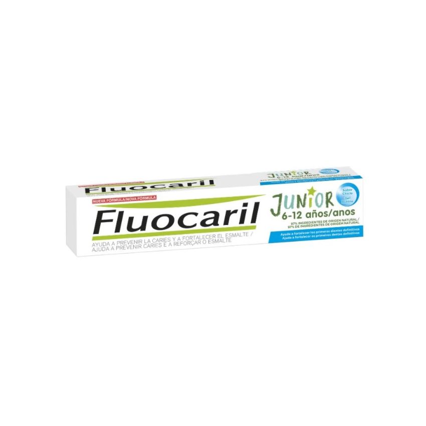 Fluocaril Dentifrice Junior Bubble Flavour 6-12 Ans 75Ml