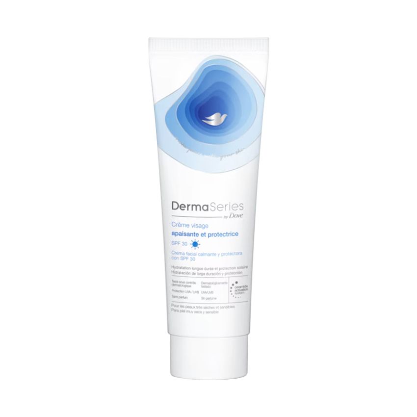 Dove Dermasieries Crème Apaisante Pour Le Visage Spf30 50Ml