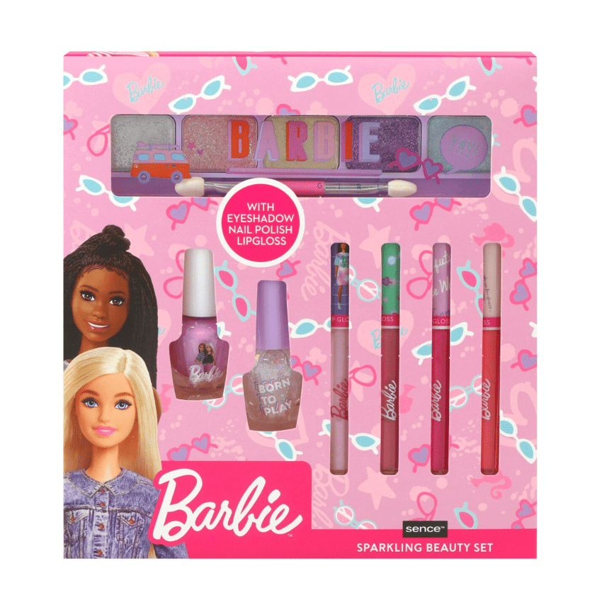 Sence Beauty Est Barbie Cosmetico 7 Pzas4 Gloss 1Sombra 2 Laca U?As