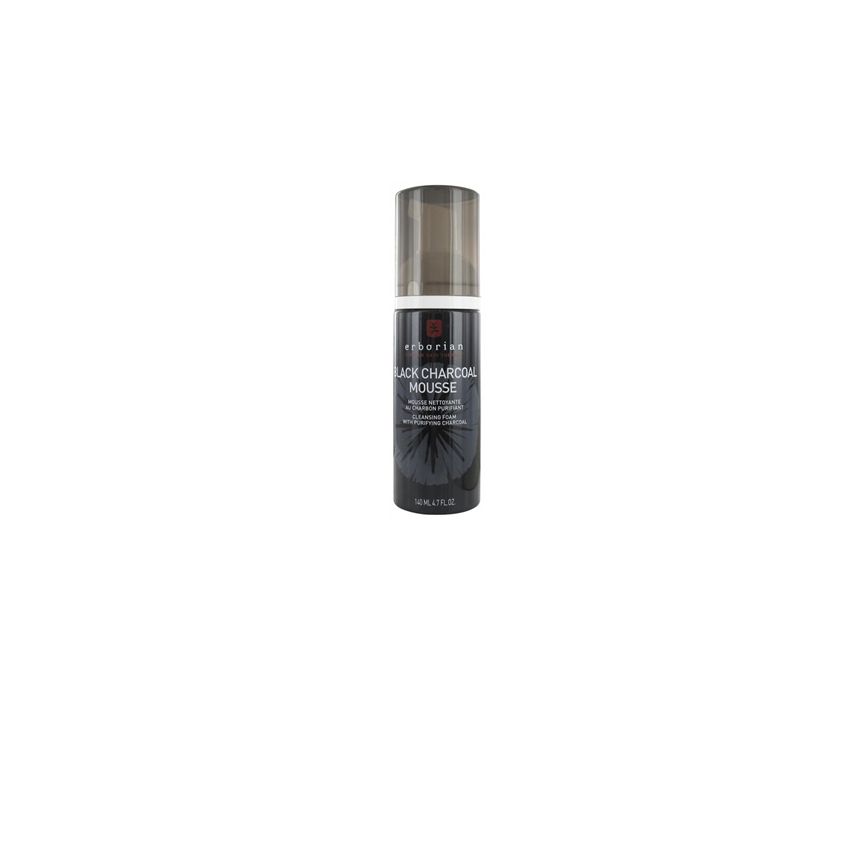 Erborian Black Charcoal Mousse Nettoyante Au Charbon Purifiant 140Ml