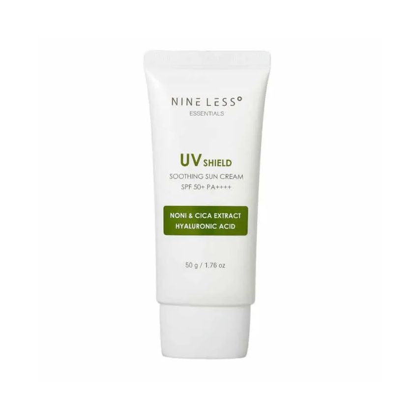 Nine Less Essentials Uv Shield Soothing Sun Cream Spf 50+ 50G