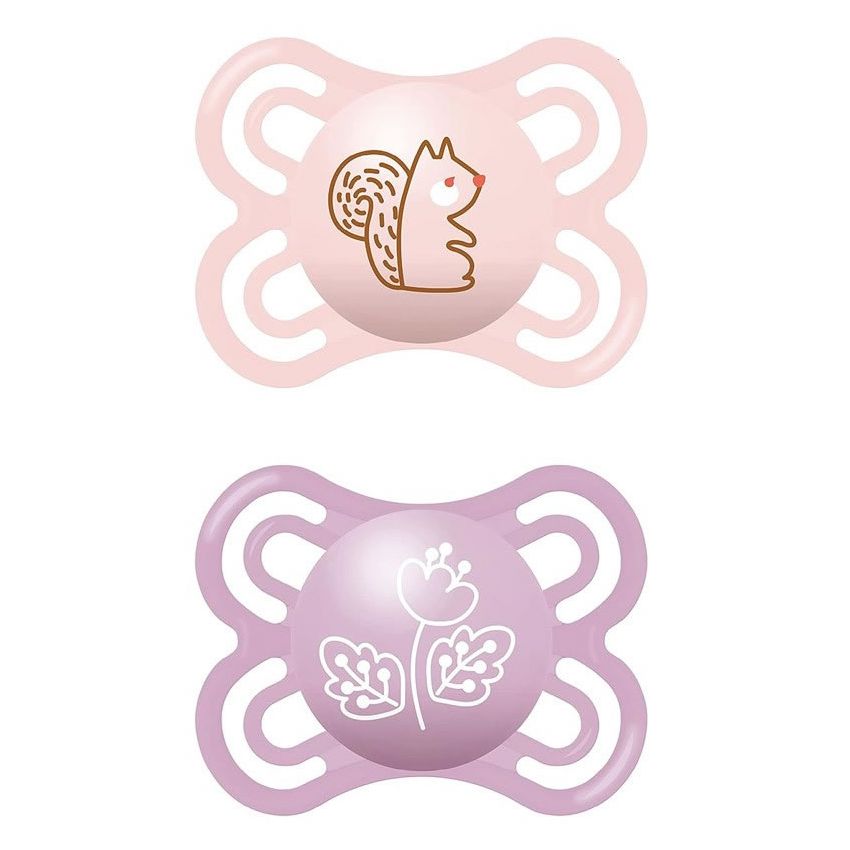 Mam Perfect Pacifier Reduces Risk Of Misaligned Teeth Silicone 2–6 Months 2 Units