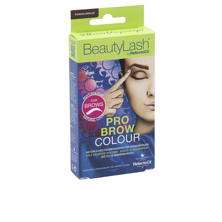 Refectocil Beautylash Pro Brow Colour Eyebrow Tint Kit #Dark Brown 1 Unit