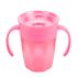 Gobelet 360 Sans Bec Verseur Rose Avec Poignées 200Ml