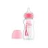 Dr. Brown'S Biberon À Large Ouverture En Pp Rose 240Ml 1U
