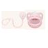 Nuk Rose And Blue Sucette  Et Attache 6-18M