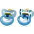 Nuk Classic Sucettes T1 Fashion Bleu Latex 0-6 Moins 2 Unités