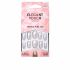 Français 24 Clous Nus Avec Carré De Colle #124-S - French Pink Nails With Glue Square #103-M