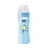 Chicco Bouteille En Silicone 250Ml Bleu Moyen Débit 2M