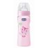 Chicco Well-Being Caoutchouc Biberon Pp Fast Flux Rose 4M+ 330Ml