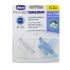 Chicco Physioforma Mini Soft Blue Silicone Suck 0-2Meses 2 Units